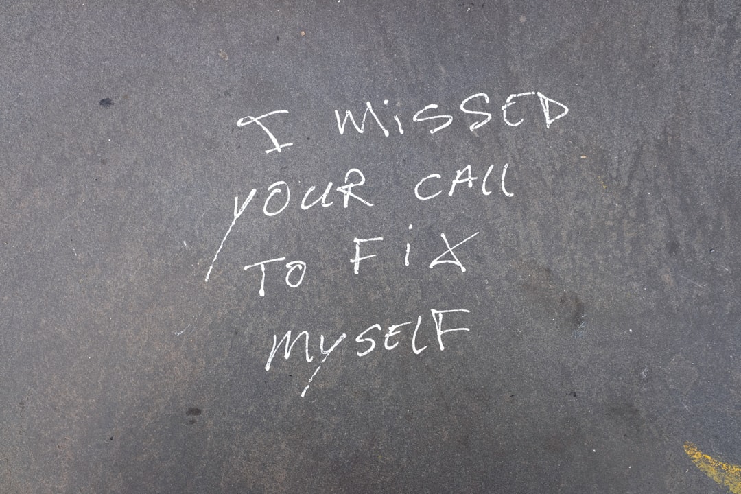 I missed your call to fix myself